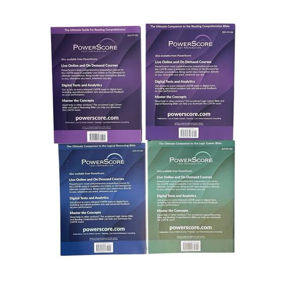 The PowerScore LSAT Bible Workbook Trilogy Lot 4 Reading Logical Games Exam Prep - Picture 2 of 6